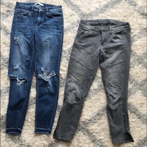 Gstar and Kancan jeans